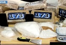 Maxi sequestro di droga a Roma, padre e figlio arrestati con 36kg di cocaina