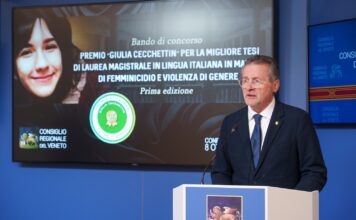 Due anni dall’omicidio di Giulia Cecchettin. Presidente Ciambetti: “Necessario rafforzare la cultura del rispetto” roberto ciambetti gino cecchettin