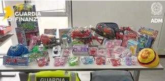 Merce contraffatta al Porto Canale di Cagliari, sequestrati oltre 8.500 articoli falsi