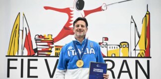 Mondiali Master, Filippo Pesce medaglia d’oro nel fioretto 50+