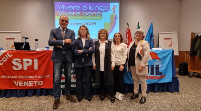 Anziani Veneto: metà ha cronicità. Sindacati (Spi Cgil, Fnp Cisl, Uilp Uil) chiedono tavolo Regione su prevenzione anziani veneto sindacati