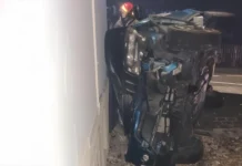 Gallio, auto fuori strada divelte colonnina gas e cancello di un’abitazione. Intervento dei vigili del fuoco gallio incidente