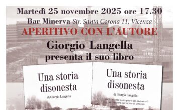 “Una storia disonesta”: Giorgio Langella presenta al Minerva il libro sulla lotta dei lavoratori del cantiere del teatro di Vicenza giorgio langella una storia disonesta
