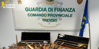Treviso: Scoperta fucina illegale di spade d’epoca, denunciate due persone treviso spade