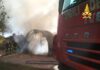 Caldogno, legnaia in fiamme: distrutti anche un trattorino e una motofalciatrice incendio caldogno