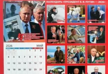 Russia, in vendita il calendario di Putin: judoka a febbraio, cacciatore ad agosto putin calendario