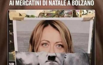 Bolzano, Galateo (FdI): “Fotomontaggio Meloni-Hitler ai mercatini Natale, inaccettabile”