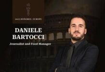 Daniele Bartocci eletto tra gli Under 40 più influenti al mondo ai Business Élite Awards