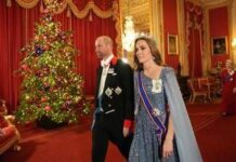 Gran galà a Windsor per il presidente tedesco Steinmeier, ma a brillare è Kate