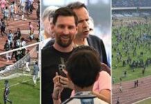 Messi a Calcutta, delirio allo stadio: caos e disordini