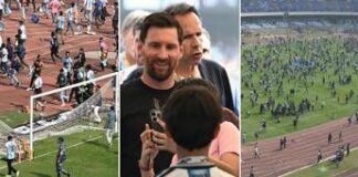 Messi a Calcutta, delirio allo stadio: caos e disordini