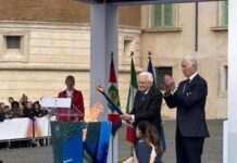 Milano-Cortina, Mattarella accende braciere: “Pace è nel dna olimpico, tregua sia rinnovata”