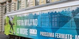 Milano-Cortina, tram olimpico di Fiera Milano attraversa la città