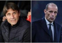 Napoli-Milan, nervosismo in panchina: niente stretta di mano tra Conte e Allegri