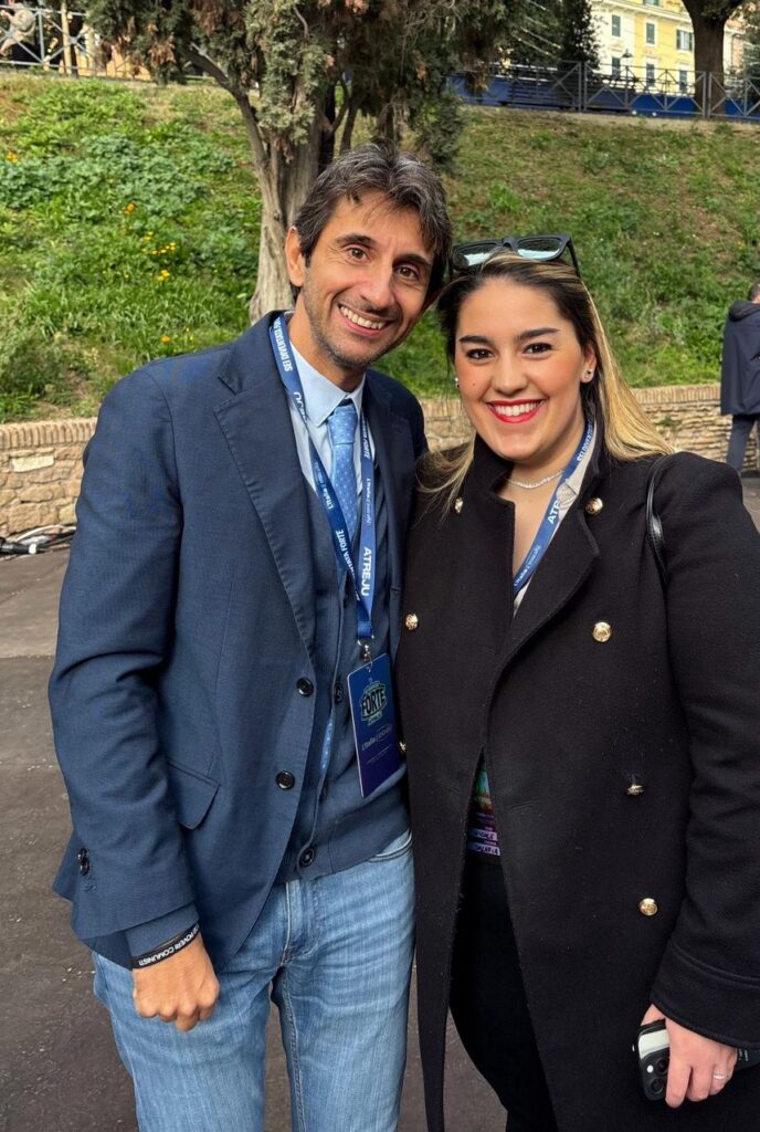 Nicole con Giovanni Donzelli per Atreju