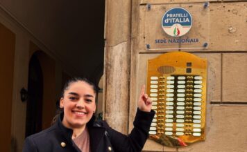 ATREJU con gli occhi di Nicole Elenoire Salafia, presidente del Circolo Fratelli d’Italia di Cornedo Nicole presso la sede nazionale FdI in occasione di Atreju