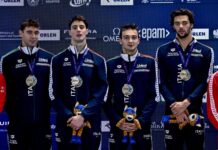 Nuoto, Italia d’oro agli Europei in vasca corta: la staffetta 4×50 stile libero trionfa con Thomas Ceccon Nuoto Europei