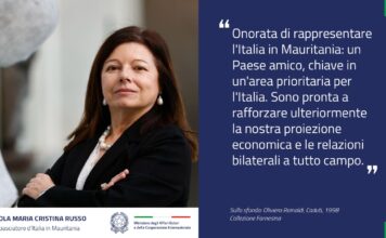 Farnesina, la bassanese Paola Maria Cristina Russo ambasciatrice in Mauritania Paola Maria Cristina Russo