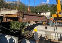 Ponte Gisbenti di Valli del Pasubio, collaudo in vista martedì 16 dicembre Ponte Gisbenti Valli del Pasubio