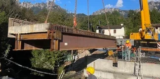 Ponte Gisbenti di Valli del Pasubio, collaudo in vista martedì 16 dicembre Ponte Gisbenti Valli del Pasubio