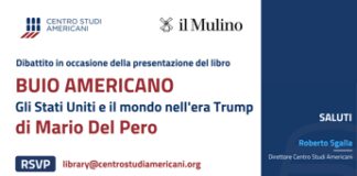 Presentazione a Roma del libro ‘Buio Americano’ di Mario Del Pero