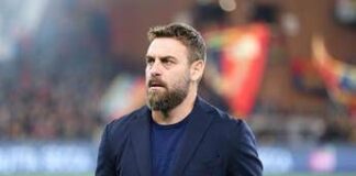 Roma, il ritorno di De Rossi: cori e abbracci all’Olimpico