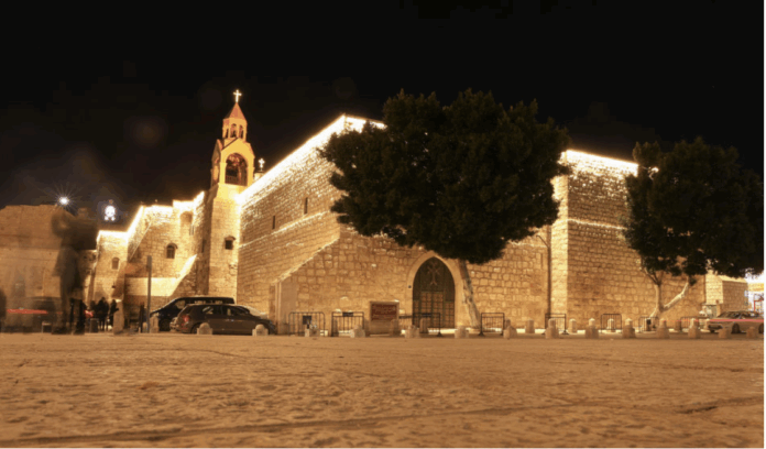 Natale a Manger Square, Betlemme Natale a Manger Square, Betlemme
