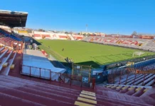 Stadio Menti di Vicenza, avviati i lavori per la riapertura della Curva Azzurra Stadio Romeo Menti Vicenza interno curva azzurra