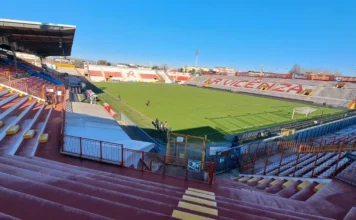 Stadio Menti di Vicenza, avviati i lavori per la riapertura della Curva Azzurra Stadio Romeo Menti Vicenza interno curva azzurra