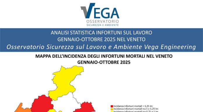 100 morti sul lavoro da gennaio a ottobre: in Veneto situazione sempre più drammatica 100 morti sul lavoro veneto