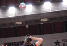 Serie B1 femminile, Natale dolce per la Volksbank Vicenza Volley: 3-0 al Brembo e secondo successo di fila Volksbank Vicenza Volley 3-0 al Brembo, una schiacciata (foto Matteo Battaglia)