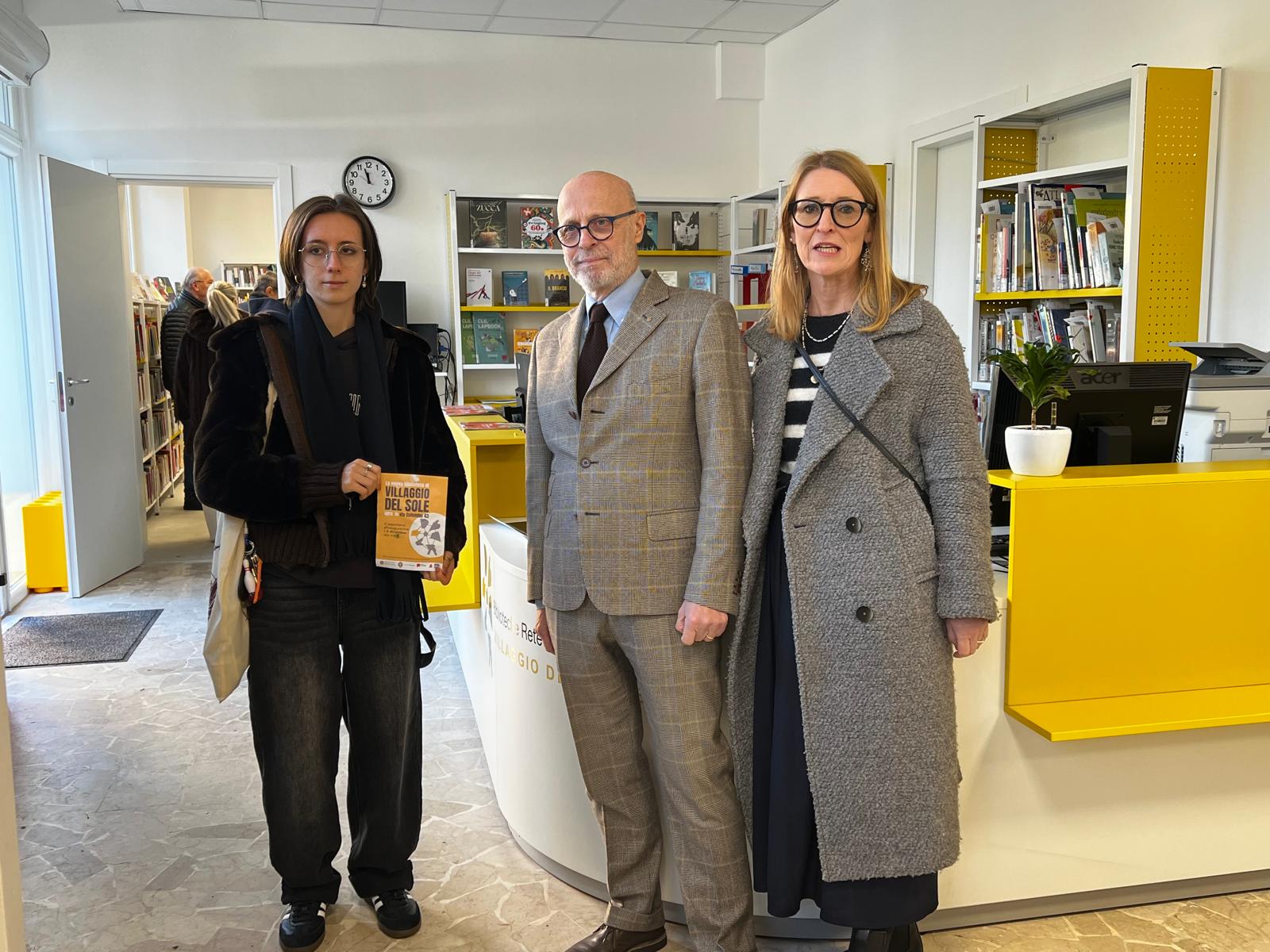 presentazione della locandina e del nuovo logo della biblioteca
