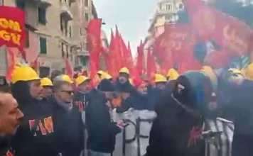 Ex Ilva, a Genova il corteo degli operai. Appello di Salis: “No alla violenza” Ex Ilva genova
