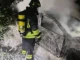 Paura nella notte a Montecchio Maggiore: auto a GPL in fiamme in via Cima Undici incendio montecchio maggiore