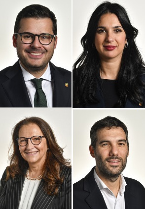 onsiglio regionale veneto, Gruppo Lega: presidente Matteo Pressi con vice Eleonora Mosco, Morena Martini e Andrea Tomaello (Stefani Presidente) 