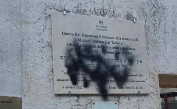 Roma, vandalizzati muri sinagoga e targa per Stefano Gaj Taché a Monteverde: in azione due persone incappucciate sinagoga