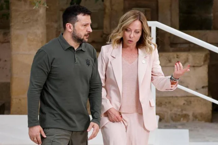 zelensky_meloni_afp Zelensky Meloni