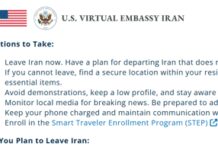‘Abbandonate l’Iran’. Il messaggio dell’ambasciata Usa, attacco imminente?