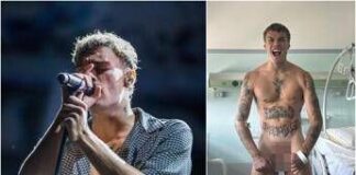 Blanco, la foto che fa discutere: in ospedale… completamente nudo