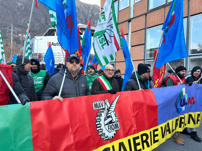 Comune di Vicenza a Bolzano con Colombara al fianco dei lavoratori di Acciaierie Valbruna