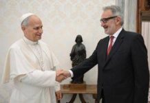 Giubileo, il presidente della Regione Lazio Francesco Rocca da Papa Leone: “Uniti in cura fragilità e nel dare risposte concrete”