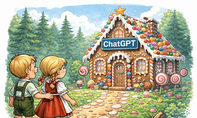 Hänsel e Gretel, ChatGPT: stessa storia, finale diverso? Hänsel e Gretel e... ChatGPT