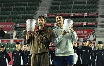 Hong Kong, Musetti e Sonego trionfano nel doppio: Rublev-Khachanov battuti al super tie-break