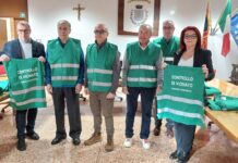 Sicurezza a Brendola: nuovi gilet per i volontari del Controllo del Vicinato. 6 gruppi attivi Controllo Vicinato Brendola