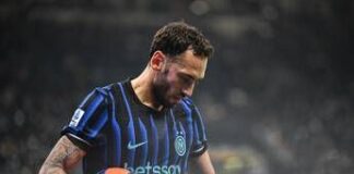 Inter, infortunio per Calhanoglu: quando torna in campo