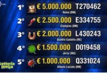 Lotteria Italia 2026, biglietto con premio da 5 milioni venduto a Roma