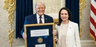 Machado: “Ho dato Nobel a Trump perché se lo merita”. Ma il web lo prende in giro