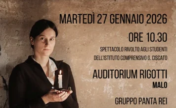 Malo, il Giorno della Memoria a teatro: gli studenti all’Auditorium Rigotti per “L’ombra del silenzio” Malo giorno della memoria