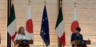 Meloni in Giappone, incontro con Takaichi: “Crediamo molto in questa alleanza, in questa amicizia”