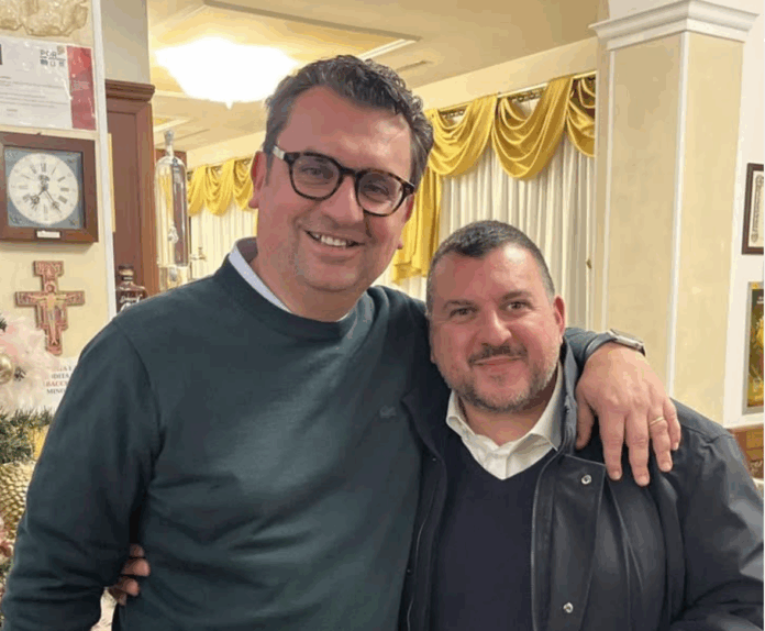 Francesco Rucco fa gli auguri di buon compleanno a Vincenzo Forte, suo sostenitore dopo esserlo stato di Sergio Berlato, suo sponsor politico e... suocero